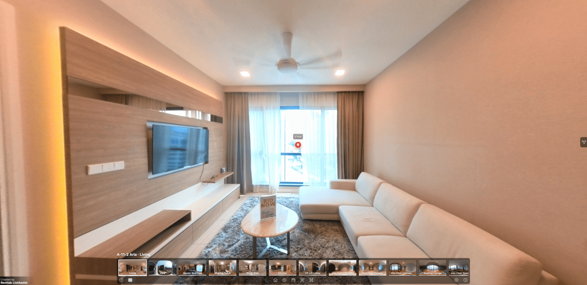 Virtuální prohlídka nemovitosti